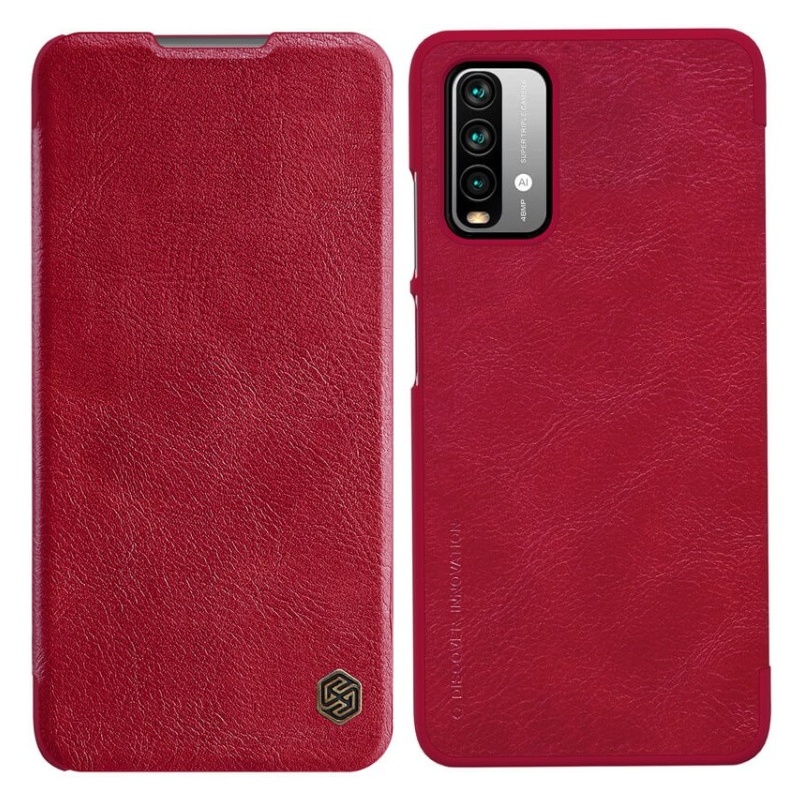 Nillkin Qin knížkové pouzdro pro Xiaomi Redmi 9T Red