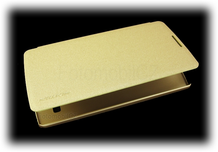 Nillkin Sparkle Folio Pouzdro GOLD zlatá barva pro LG H340 Leon