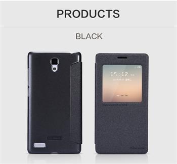 Nillkin Sparkle S-View Pouzdro Black pro Xiaomi Hongmi NOTE