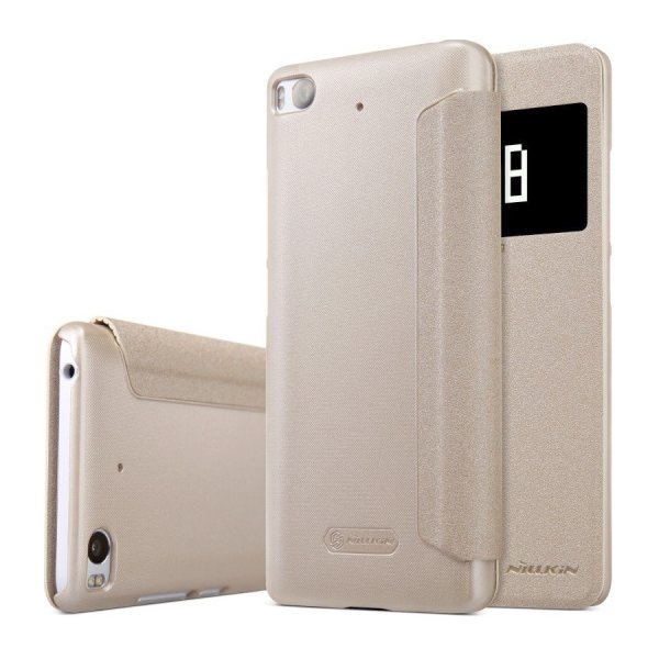 Nillkin Sparkle S-View Pouzdro GOLD zlatá barva pro Xiaomi Mi5s