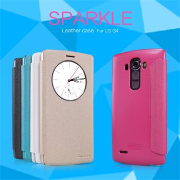 Nillkin Sparkle S-View Pouzdro PINK růžová barva pro LG H815 G4