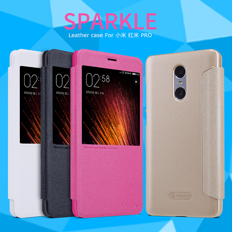 Nillkin Sparkle S-View Pouzdro White pro Xiaomi Redmi Pro