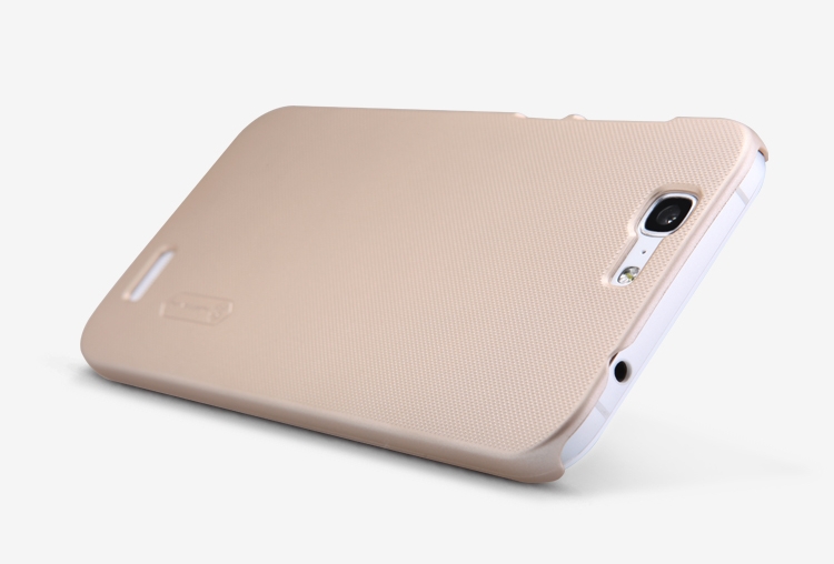 Nillkin Super Frosted Zadní Kryt + fólie GOLD zlatá barva pro Huawei Ascend G7