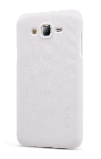 Nillkin Super Frosted Zadní Kryt + fólie White pro Samsung J500 Galaxy J5