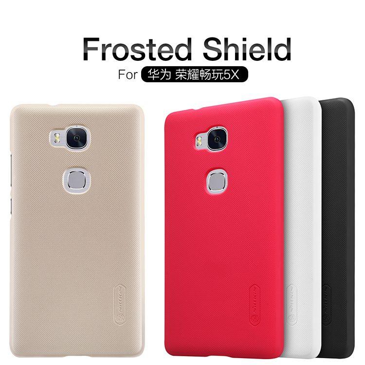 Nillkin Super Frosted Zadní Kryt + fólie GOLD zlatá barva pro Honor 5X