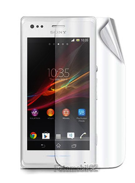 2 kusy ochranná fólie displeje CELLY Screen Protector pro Sony Xperia M, lesklá