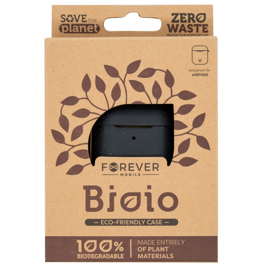 2 kusy ochranné pouzdro Forever Bioio pro AirPods černé