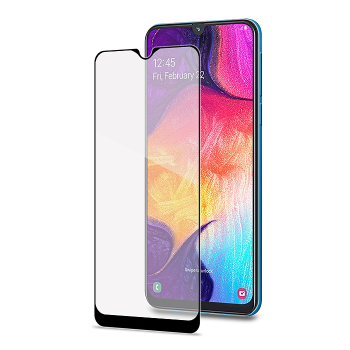 Ochranné tvrzené sklo CELLY Full Glass pro Samsung Galaxy A20e, černé