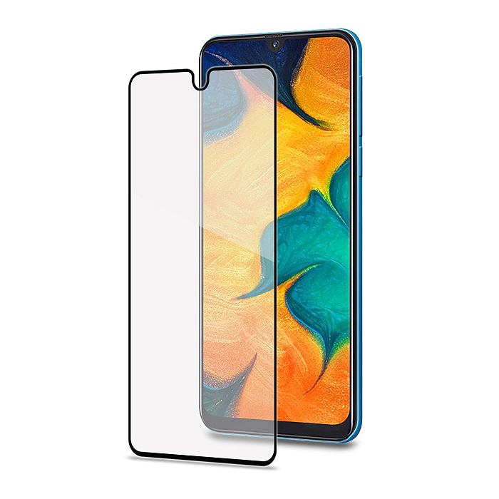 Ochranné tvrzené sklo CELLY Full Glass pro Samsung Galaxy A40, černé