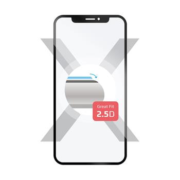 2,5D ochranné tvrzené sklo FIXED Full-Cover pro Huawei Y7 Prime 2018, přes celý displej, černé, 0.33 mm