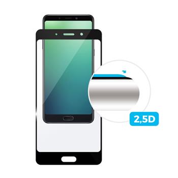 2,5D ochranné tvrzené sklo FIXED Full-Cover pro Samsung A520F Galaxy A5 2017, přes celý displej, černé, 0.33 mm