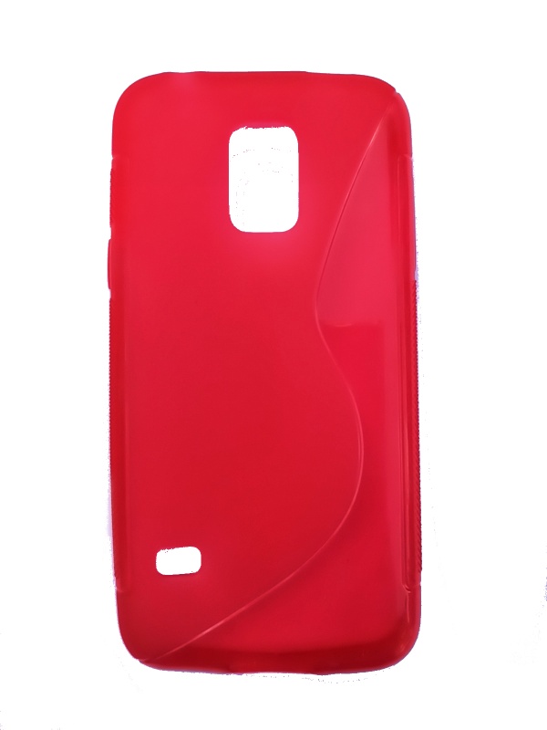 POUZDRO SILIKON SAMSUNG G800 GALAXY S5 MINI ČERVENÉ