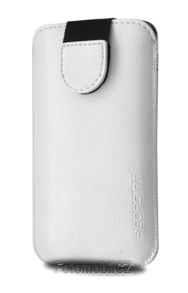 Pouzdro Redpoint Soft Slim se zavíráním, PU kůže, velikost 3XL, bílé