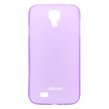Pouzdro JEKOD PP ultratenký 0,3 mm kryt Purple pro Samsung i9505 Galaxy S4 + fólie