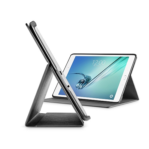Pouzdro se stojánkem CellularLine Folio pro Samsung Galaxy Tab 3 9.7, černé