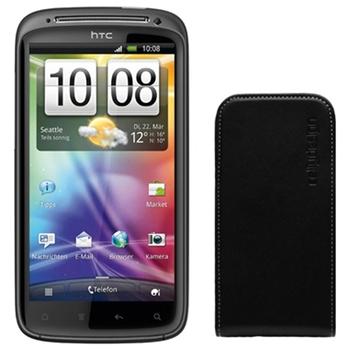 Celly FACE flipové pouzdro pro HTC Sensation XL, černé