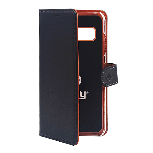 Pouzdro typu kniha CELLY Wally pro Samsung Galaxy S10, černé