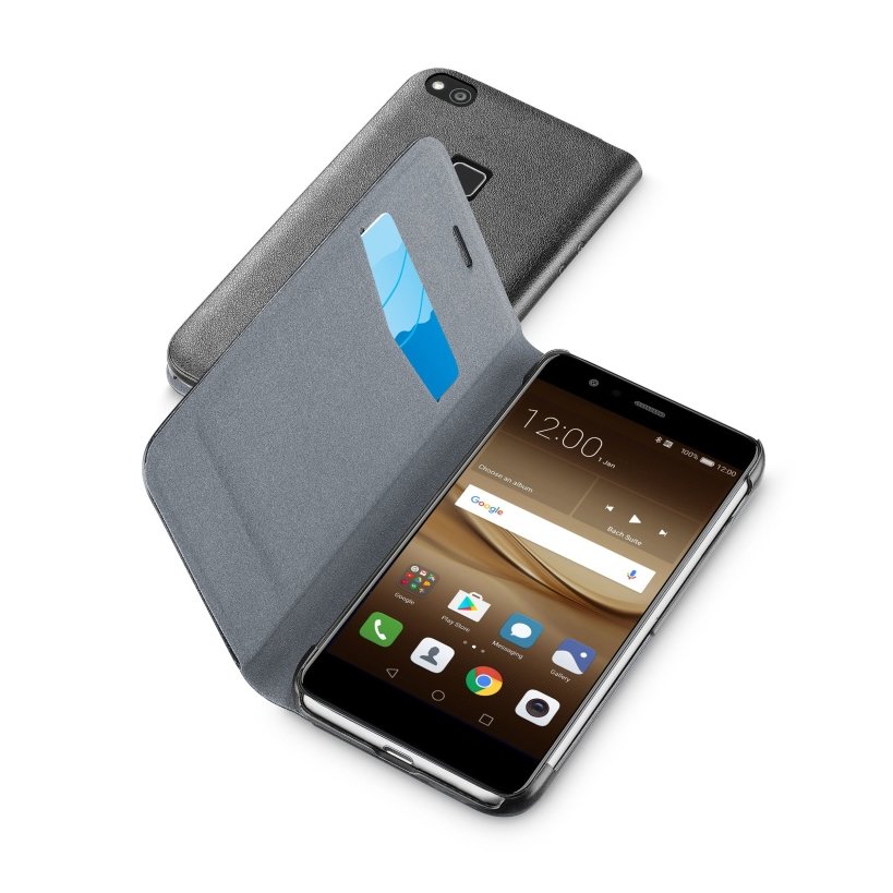 Pouzdro typu kniha CellularLine Book Essential pro Huawei P10 Lite, černé