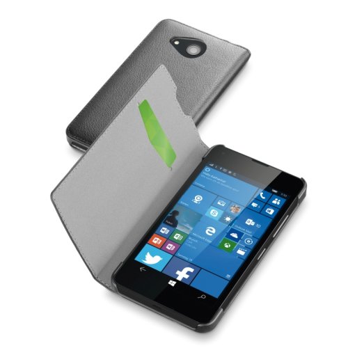 Pouzdro typu kniha CellularLine Book Essential pro Microsoft Lumia 550, černé