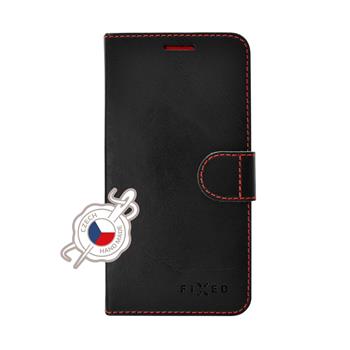 Pouzdro typu kniha FIXED FIT pro Xiaomi Redmi Note 6 Pro, černé