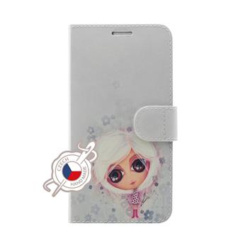 Pouzdro typu kniha FIXED FIT s Dušinkami pro Samsung A6 2018 Galaxy A600, motiv Popelka