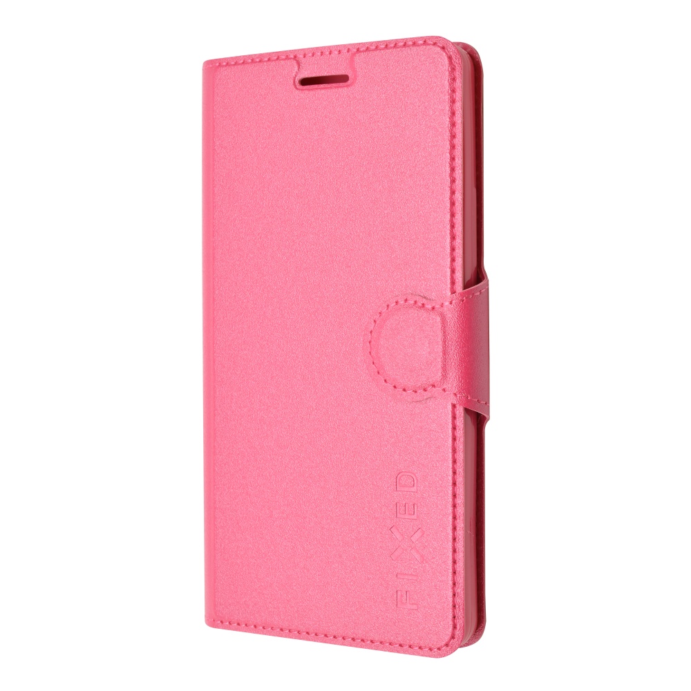 Pouzdro typu kniha FIXED FIT pro Lenovo A7000, růžové