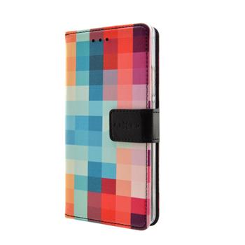 Pouzdro typu kniha FIXED Opus pro IPhone X, XS, motiv Dice
