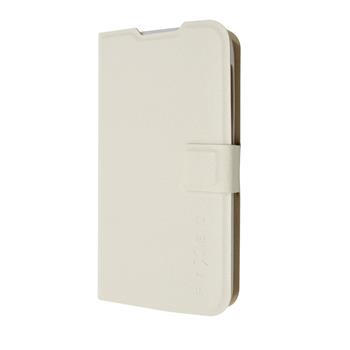 Pouzdro typu kniha FIXED FIT pro Lenovo Vibe K5 / K5 Plus, bílé