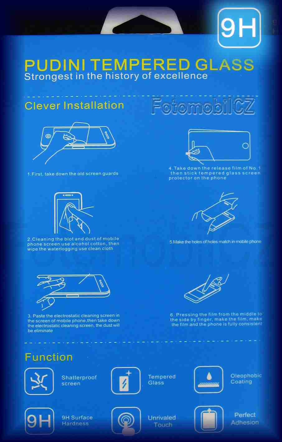 Pudini Tvrzené Sklo 0.3mm pro Nokia 6 2018 (EU Blister)