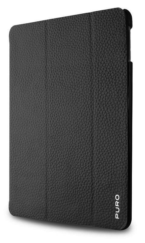 Puro polohovací flipové pouzdro Business pro iPad Air 2, leštěná kůže, šedá