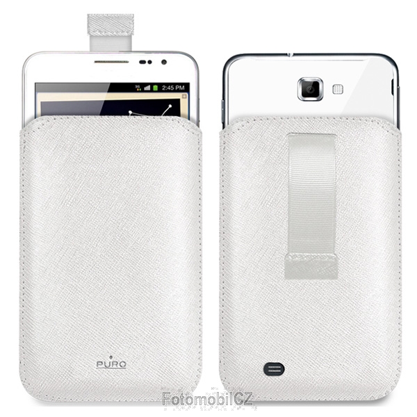 Puro pouzdro SLIM ESSENTIAL pro Samsung Galaxy Note, bílá