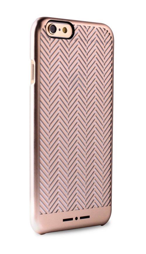 Puro zadní kryt CHEVRON pro iPhone 6, zlatá