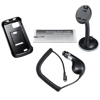 Samsung sada s držákem do auta ECS-K885BEGSTD pro Samsung Omnia II (i8000), černá