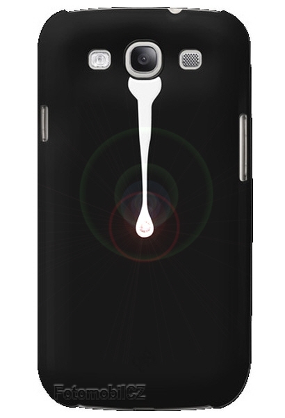 Samsung Galaxy S III - zadní kryt Bling My thing DROP - bílá/černá MADE WITH SWAROVSKI® ELEMENTS