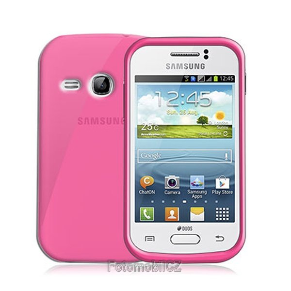 TPU silikonové pouzdro CELLY Gelskin pro Samsung S6310 Galaxy Young, růžové