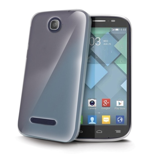 Silikonové TPU pouzdro CELLY Gelskin pro Alcatel One Touch Pop C7, bezbarvé
