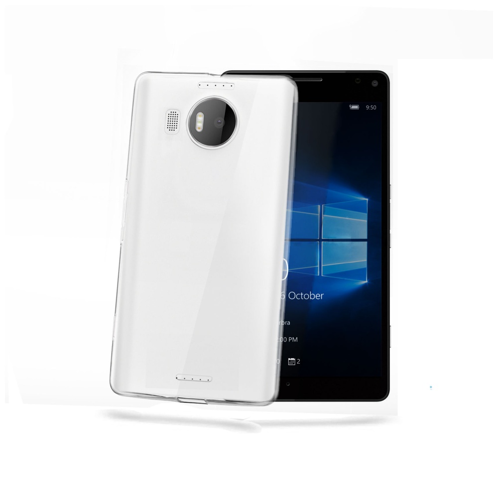 TPU silikonové pouzdro CELLY Gelskin pro Microsoft Lumia 950 XL, bezbarvé