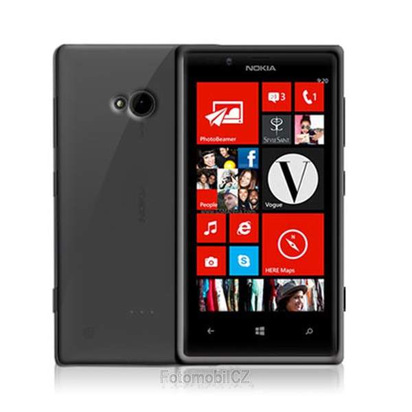 TPU pouzdro CELLY Gelskin pro Nokia Lumia 720, kouřové