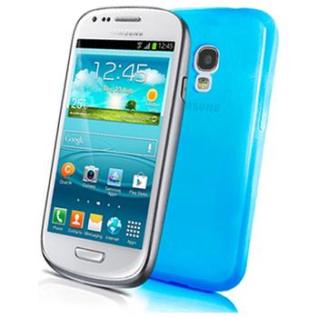 Silikonové TPU pouzdro CELLY Gelskin pro Samsung i8190 Galaxy S III. Mini světle modré