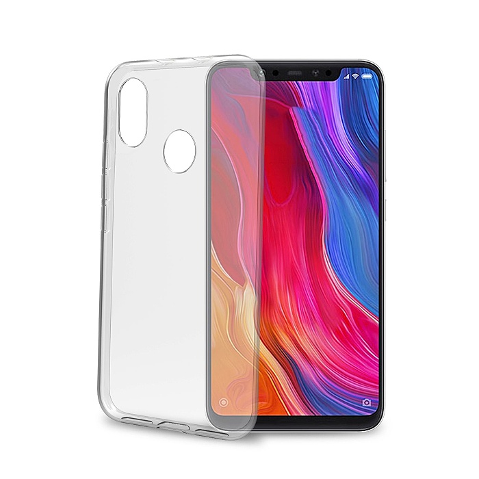 Silikonové TPU pouzdro CELLY Gelskin pro Xiaomi Mi 8, bezbarvé