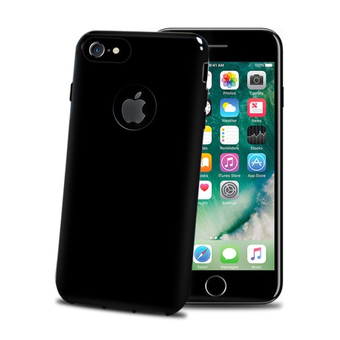 TPU pouzdro CELLY Gelskin pro iPhone 7 / 8 / SE 2020, Black Edition