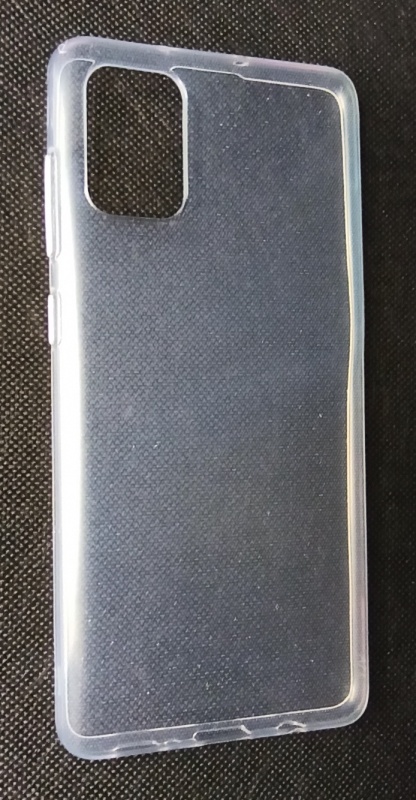 Silikonové TPU pouzdro Slim 1mm pro Samsung A71 transparentní