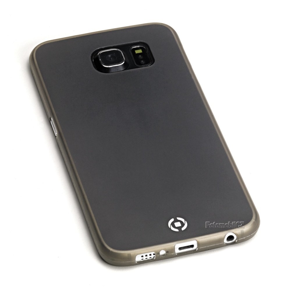 Ultra tenké silikonové TPU pouzdro CELLY Frost pro Samsung G925F Galaxy S6 Edge, 0,29 mm, černé poloprůhledné