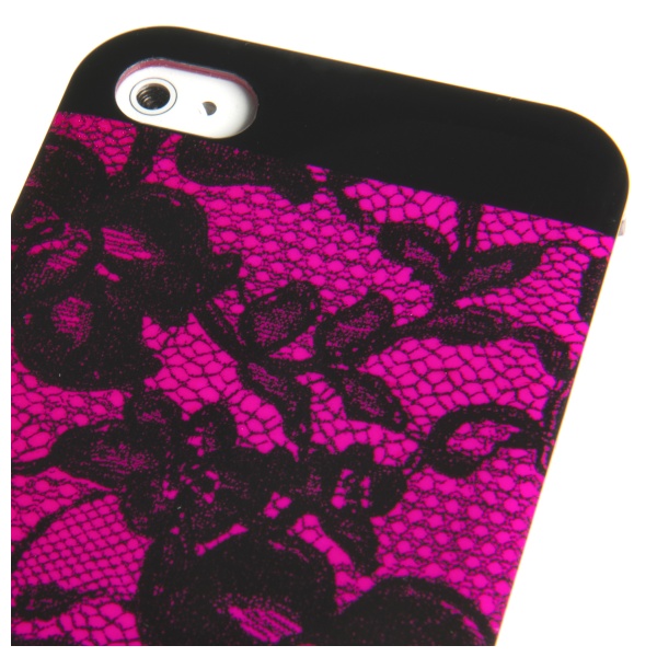 Zadní ochranný kryt CELLY Cover pro iPhone 4 / 4S, kolekce GLAMme, vínovy