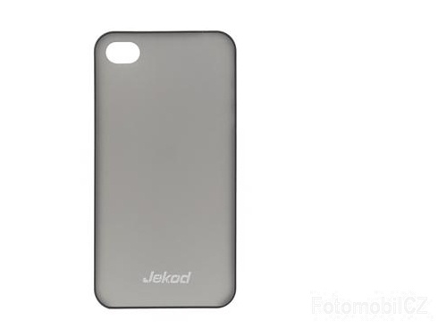 Pouzdro JEKOD PP ultratenký 0,3 mm kryt Black + fólie pro iPhone 4 / 4S