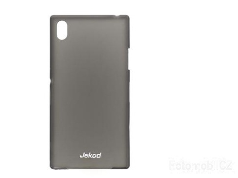 Pouzdro JEKOD PP ultratenký 0,3 mm kryt Black pro Sony C6903 Xperia Z1 + fólie