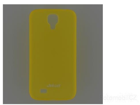 Pouzdro JEKOD PP ultratenký 0,3 mm kryt Yellow + fólie pro Samsung i9505 Galaxy S4