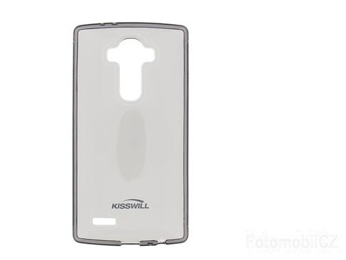 Kisswill TPU černé transparentní silikonové pouzdro pro LG G4