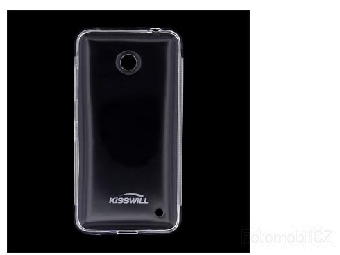 Kisswill TPU silikonové transparentní pouzdro pro Nokia Lumia 630