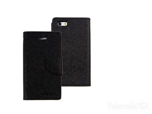 Mercury Fancy diářové Pouzdro pro iPhone 6 / 6S Black